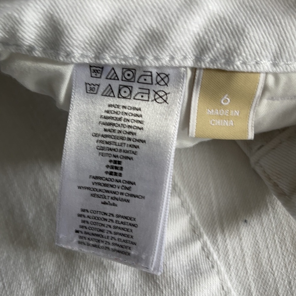 Michael Kors white size 6 white jeans - Picture 5 of 6